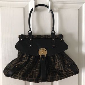 Stunning limited edition like new Fendi Zucca Bag